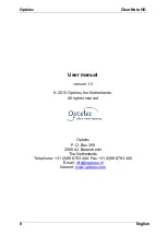 Preview for 8 page of Optelec ClearNote HD User Manual