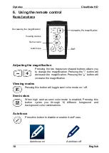 Preview for 18 page of Optelec ClearNote HD User Manual