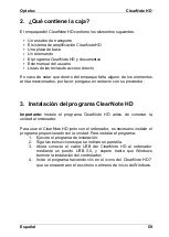 Preview for 59 page of Optelec ClearNote HD User Manual