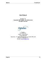 Preview for 13 page of Optelec ClearView C HD User Manual