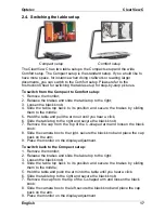 Preview for 17 page of Optelec ClearView C HD User Manual