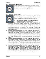 Preview for 21 page of Optelec ClearView C HD User Manual