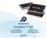 Optelec Compact 5 HD User Manual preview