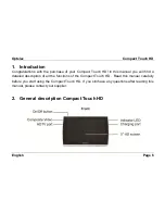 Preview for 8 page of Optelec Compact Touch HD User Manual