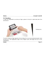 Preview for 17 page of Optelec Compact Touch HD User Manual