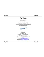 Preview for 5 page of Optelec FarView User Manual