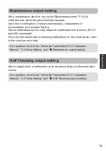 Preview for 19 page of Optex TSC-10-D Instruction Manual