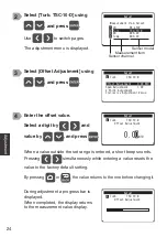 Preview for 24 page of Optex TSC-10-D Instruction Manual