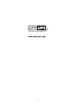 Preview for 31 page of OPTI-UPS Inverter Series User Manual