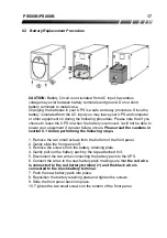 Preview for 25 page of OPTI-UPS Power PS800B User Manual