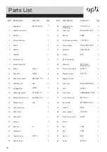 Preview for 20 page of OPTi 607/7051 Assembly & User Instructions