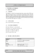 Preview for 4 page of Optical Systems Design OSD350B Operation Manual