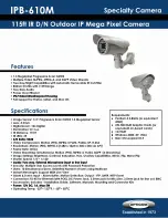 Preview for 1 page of OPTICOM IPB-610M Datasheet