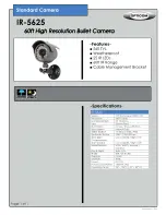 Preview for 1 page of OPTICOM IR-5625 Datasheet