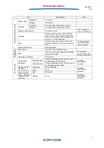 Preview for 9 page of Opticon NLV-4001 Specification Manual