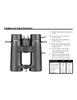 Preview for 2 page of Opticron DBA VHD 8x42 User Instructions And Warranty