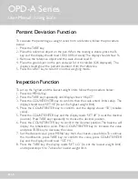 Preview for 8 page of Optima OPD-A Series User Manual