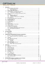 Preview for 2 page of Optimum 3191080 Operating Manual