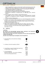 Preview for 36 page of Optimum 3191080 Operating Manual