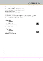 Preview for 75 page of Optimum 3191080 Operating Manual