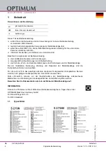 Preview for 6 page of Optimum 3300260 Operating Manual