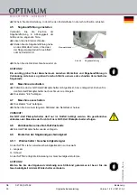 Preview for 30 page of Optimum 3300260 Operating Manual