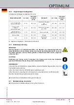 Preview for 31 page of Optimum 3300260 Operating Manual