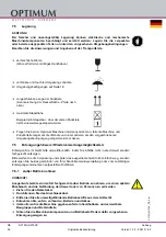 Preview for 50 page of Optimum 3300260 Operating Manual