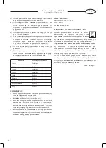 Preview for 10 page of Optimum RK-1260 Operating Instructions Manual