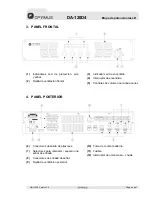 Preview for 5 page of Optimus DA-120D4 Installation And Operating Instructions Manual