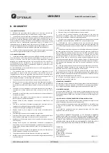 Preview for 7 page of Optimus UMX-2M3 Operating Instructions Manual