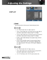 Preview for 32 page of Optoma Data Projector User Manual