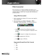 Preview for 98 page of Optoma Data Projector User Manual