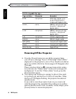 Preview for 18 page of Optoma DV10 MovieTime Manual