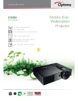 Optoma EW556 Brochure & Specs preview