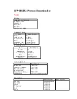 Optoma H79 Command List preview