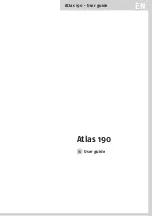Opus Atlas 190 User Manual preview
