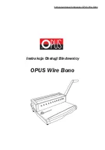 Preview for 1 page of Opus Wire Bono User Manual