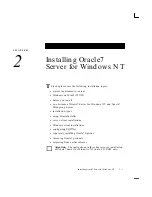 Preview for 27 page of Oracle Oracle7 Server 7.3 Getting Started Manual