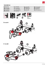 Preview for 13 page of Oras Safira 1016 Installation And Maintenance Manual