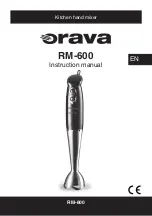 Orava RM-600 Instruction Manual preview