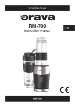 Orava RM-700 Instruction Manual preview