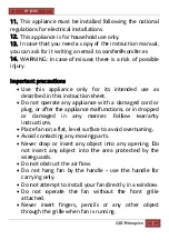 Preview for 7 page of Orbegozo BF 0140 Instruction Manual