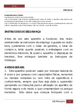 Preview for 19 page of Orbegozo BP 0205 Instruction Manual