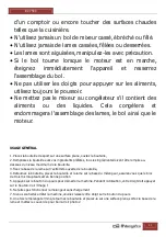 Preview for 17 page of Orbegozo BV 7500 Instruction Manual