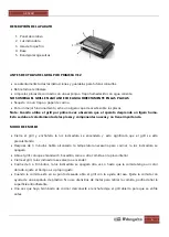 Preview for 6 page of Orbegozo GR 3200 Instruction Manual