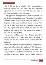 Preview for 11 page of Orbegozo SF 0147 Instruction Manual