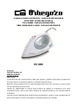 Preview for 1 page of Orbegozo SV 1600 Instruction Manual