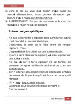 Preview for 16 page of Orbegozo SV 2205 Instruction Manual