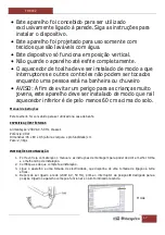 Preview for 17 page of Orbegozo TH 8002 Instruction Manual